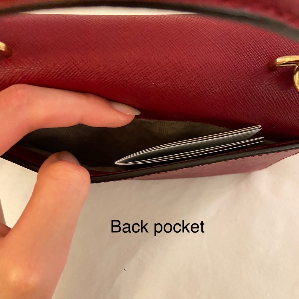 Michael Kors Ava Extra-Small Leather Crossbody - Picture 9 of 9